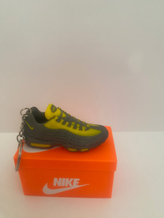 Air Max 95 Inspired Trainer Keyring | Sneaker Style Keychain | Mini Shoe Charm Gift