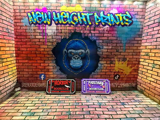 Bookclub Tickets 3D Décor